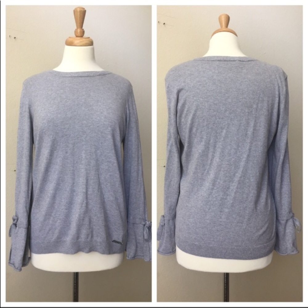 MICHAEL Michael Kors Long Sleeve Gray Sweater XL
